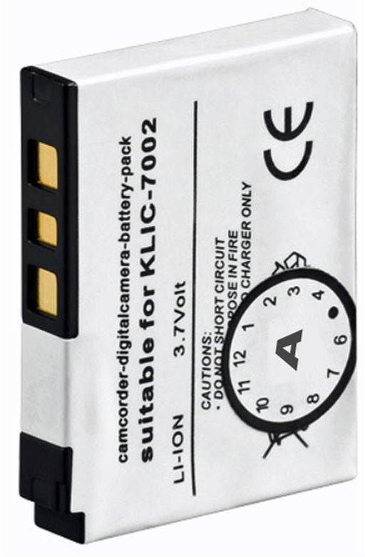AccuCell Akku passend für Kodak Klic-7002, EasyShare V530