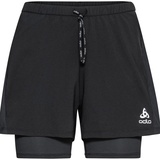 Odlo Damen Essential 2in1 Short schwarz