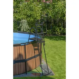 EXIT TOYS Poolleiter schwarz 1,14 m