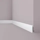 NOEL & MARQUET Sockelleiste Nmc Fd1 Wallstyl Noel Marquet Zierleiste Stuckleiste Modernes Design Weiß