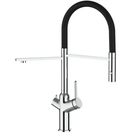 VIZIO 3 Wege Wasserhahn Einhebelmischer Schwarz