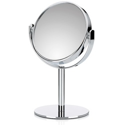 Standspiegel Selena Metall silber glänzend 15,0cm 8,0cmØ