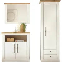 Home Affaire Garderoben-Set »WESTMINSTER TOPSELLER", (3 St., Kommode, Spiegel,