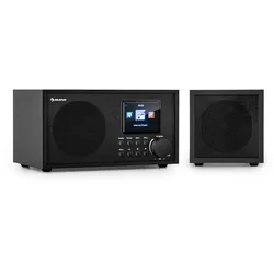 Silver Star Mini Two Internet DAB+/FM Radio, WiFi, BT, TWS Speaker Schwarz
