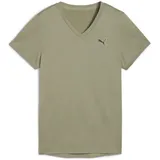 Puma TAD Essential Vneck Damen T-Shirt grün - Lux army S