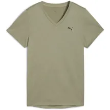 Puma TAD Essential Vneck Damen T-Shirt grün - Lux army S