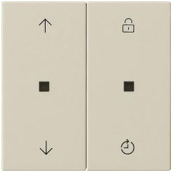Gira System 3000 Bedienaufsatz Memory (cremeweiß, glänzend)