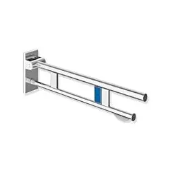 Hewi System 900 Mobiler Stützklappgriff 900.50.41340 Ausladung 900 mm, Edelstahl verchromt, links