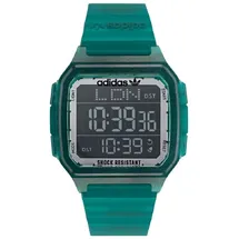 adidas Herren Digital One GMT AOST22048 Herrenuhr Street Digital One GMT AOST22048 - Schwarz/Grün/Grau