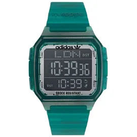 adidas Herren Digital One GMT AOST22048 Herrenuhr Street Digital One GMT AOST22048 - Schwarz/Grün/Grau
