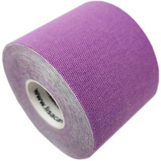 Nastro kinesiologico LisaCare - Viola - 5cm x 5m 1 pz Bendaggio/i