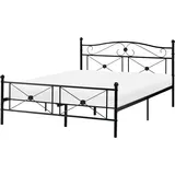 Beliani Rodez 140 x 200 cm Schwarz