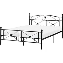 Beliani Rodez 140 x 200 cm Schwarz