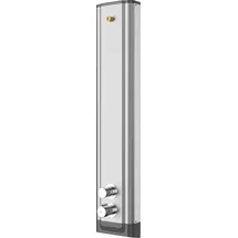 KWC AR Duschpaneel, F5, hydr., Edelstahl, Thermostat, f. Duschkopf