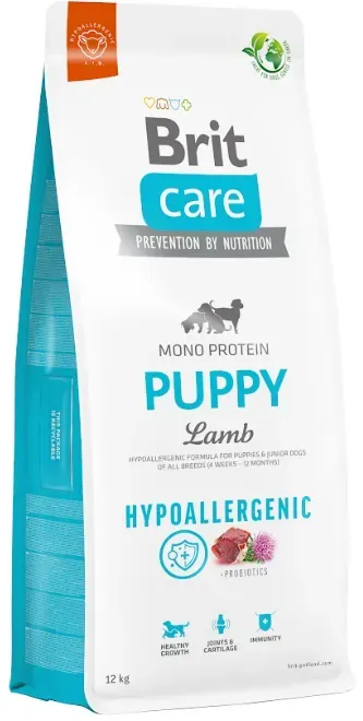 BRIT CARE Hypoallergenic Puppy Lamb 12kg + BRIT CARE Dog Dental Stick Teeth & Gums -5% billiger!!! (Mit Rabatt-Code BRIT-5 erhalten Sie 5% Rabatt!)