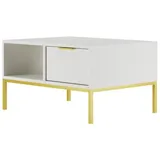 raumhirsch furniture Couchtisch Austin Gold Holzwerkstoff 60 x 45 x 80 cm
