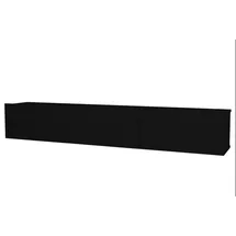 ibonto Lowboard 180x30x30 cm Schwarz Holzwerkstoff