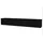 ibonto Lowboard 180x30x30 cm Schwarz Holzwerkstoff