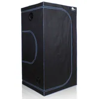 yourGEAR Gewächshaus yourGEAR Growzelt Plantsville - Grow Indoor Box, Zuchtzelt, Gewächshaus, Schrank zur Pflanzenzucht 100x100x200 cm