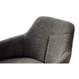 Woodford Armlehnstuhl Bouclé grau