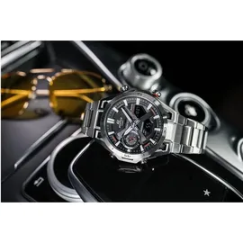 Casio EDIFICE ECB-2300D Edelstahl 45 mm ECB-2300D-1AEF