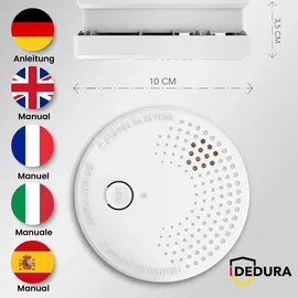 dedura TSS912A Weiß inkl. 9V Batterie 12 St.