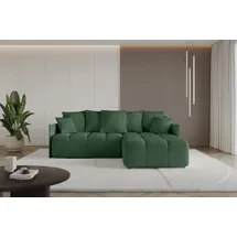 altdecor Ecksofa LONLI-L Cord 2-Sitzer Grün