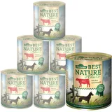 Dehner Best Nature Nassfutter Rind Reis 6 x 800 g