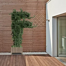 Relaxdays Rankgitter ausziehbar 180 x 90 cm Braun