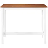 vidaXL Bartisch Massivholz 108 x 60 x 91 cm