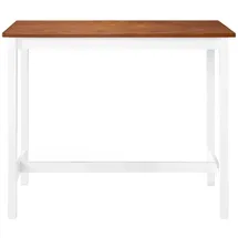 vidaXL Bartisch Massivholz 108 x 60 x 91 cm