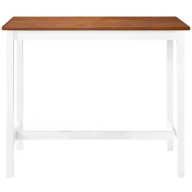 vidaXL Bartisch Massivholz 108 x 60 x 91 cm