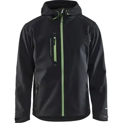 Softshelljacke "4949" - XS - schwarz/grün
