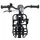 vidaXL Kinderfahrrad 16 Zoll orange/schwarz