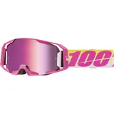 100% Armatic Sellars Offroad brille White / Pink Mirror Pink