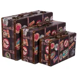 BIRENDY Truhe Kiste KD1291 1-tlg. Braun