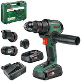 Bosch DIY AdvancedDrill 18V-80 QuickSnap Akku-Bohrschrauber inkl. Koffer + 2 Akkus 2.5Ah (06039E2004)