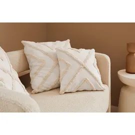 LeGer Home by Lena Gercke Kissenbezug Sidonie 40 x 40 cm Beige