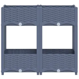 vidaXL Hochbeet Polypropylen 80 x 40 x 71 cm