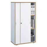 VCM Salia Aktenschrank 60 x 37 x 110 cm weiß