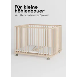 Sämann Laufgitter mit Schlupfsprossen – natur | Gr.: 75x100 cm