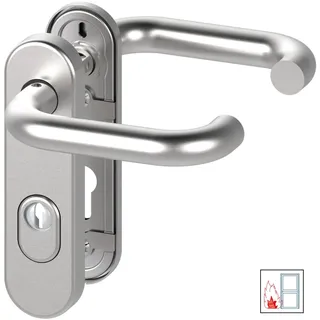 BASI - SB/FS 2200K ES1 - Zylinderabdeckung - Kurzschild rund - Edelstahl