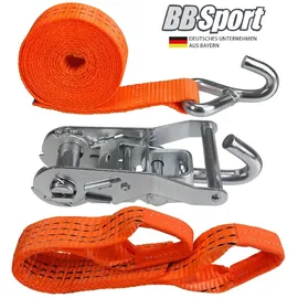 BB Sport Spanngurte Radspanngurte 4er Set 3 m 2000 daN 35 mm