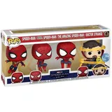 Funko Figur Spider-Man - Spider-Man/Friendly Neighborhood Spider-Man/Amazing Spider-Man/Doctor Strange Funko Pop 4-Pack)