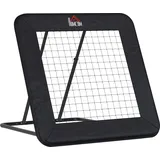 Homcom Rebounder für Fußball, Prellwand mit Schutzkante Heringen, verstellbar in 5 Stufen, tragbares Rebound, Fußballtor für Jugendliche, Rückprallwand für Handball Training 128x118x120cm, Schwarz