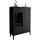 lookway Glasvitrine LUMI 103 x 41 x 130 cm Schwarz