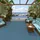 Snapstyle Kunstrasen Rasenteppich mit Noppen Kingston Blau 200x300cm