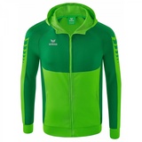 Erima Herren Six Wings Trainingsjacke mit Kapuze, green, 3XL