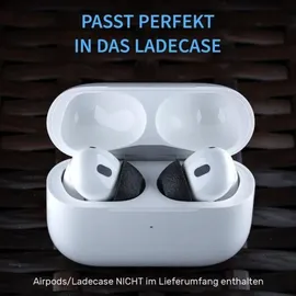 COMPLY TrueGrip MAX | Premium Memory Schaumstoff Ersatz-Ohrstöpsel für AirPods Pro 3 Schwarz Größe Mix (Apple AirPods), Kopfhörer Ersatzteile,