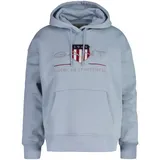 GANT Archive Shield Hoodie Blau L